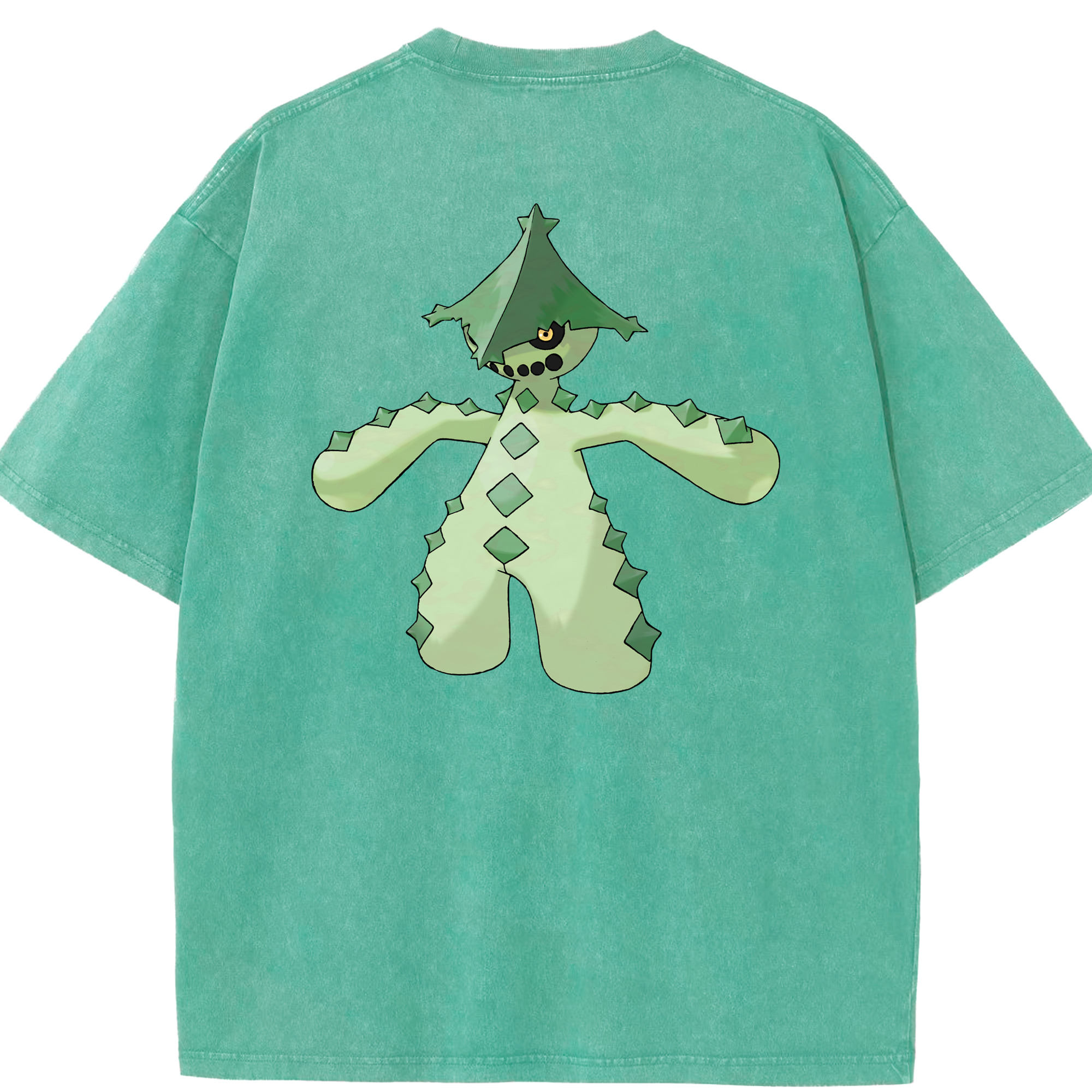 （画像用） ポケットモンスター Pokémon 綿100% ヴィンテージ風 半袖Tシャツ（背面プリント）